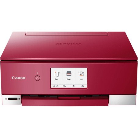 Multifuncin inyeccin canon pixma ts8352a color wifi duplex rojo