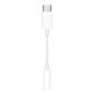 Cable usb tipo c a jack 3.5mm apple macho - hembra blanco