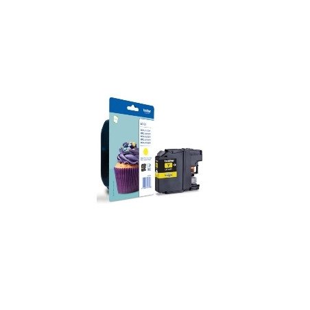 Cartucho tinta brother lc123y amarillo 600 paginas dcpj4110dw -  mfcj4410dw - mfcj4510dw - mfcj4710dw