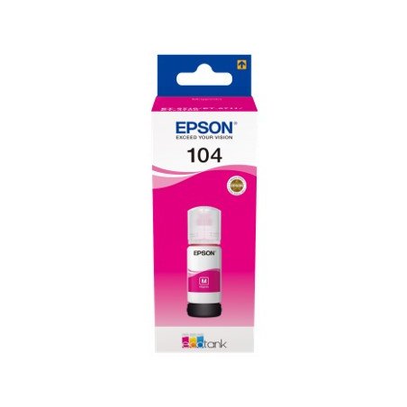 Cartucho ecotank epson 104 magenta ink 65ml botella