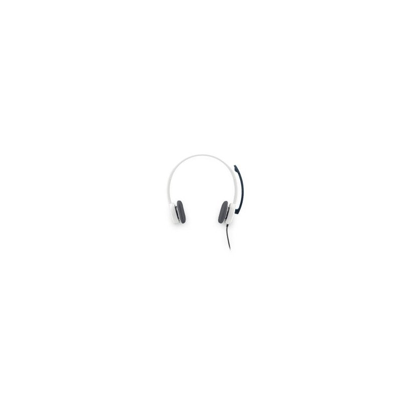 Auriculares con microfono logitech headset h150 blanco