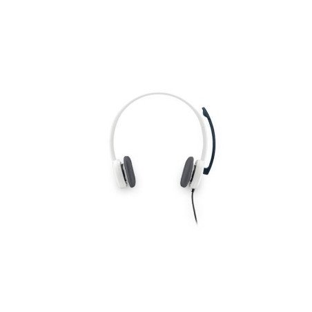 Auriculares con microfono logitech headset h150 blanco