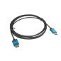 Cable hdmi lanberg macho - macho v2.0 4k slim 1m negro
