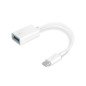 Adaptador usb 3.0 tipo c a usb tipo a tp - link  uc400 macho - hembra blanco