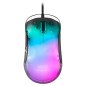 Mouse raton mars gaming mmglow optico usb 7 botones 12800ppp rgb