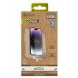 Funda muvit para iphone 15 + protector pantalla vidrio templado plano marco negro