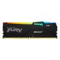 Memoria ram ddr5 32gb kingston - 5200mhz - pc5 41600 - fury beast rgb - cl40 - 1.25v