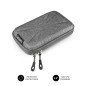 Funda subblim hdd business case para disco duro 2.5 pulgadas gris