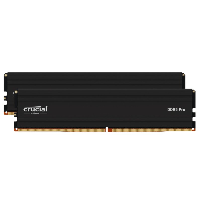 Memoria ram ddr5 32gb 2x16gb crucial pro -  dimm - 5600 mhz - pc5 44800 - cl46