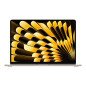 Portatil apple macbook air 15 starlight chip m3 8c gpu 10c 16gb ssd 256gb 15.3 pulgadas