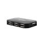 Hub natec locust 4 puertos usb 2.0 negro