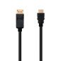 Cable displayport - m a hdmi - m 3m nanocable negro 4kx2k -  3m -  conectores oro