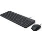 Kit teclado + mouse raton hp 150 cable