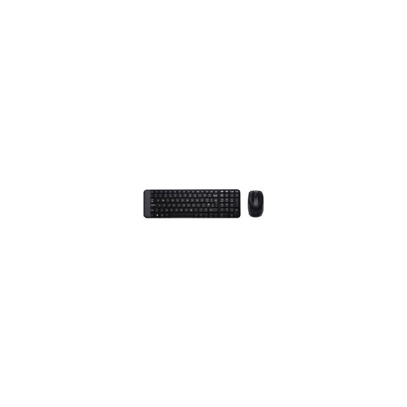 Teclado + mouse logitech mk220 wireless inalambrico ingles (eeuu)