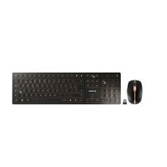 CHERRY DW 9100 SLIM tastiera Mouse incluso Universale RF senza fili + Bluetooth QWERTY Spagnolo Nero