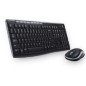 Teclado + mouse logitech mk270 optico wireless inalambrico usb 2.0 negro