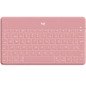 Teclado logitech keys to go wireless inalambrico para iphone ipad y apple tv blush