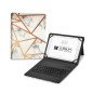 Funda subblim subkt5 - bttw10 para tablet 11 pulgadas trendy marmol blanco