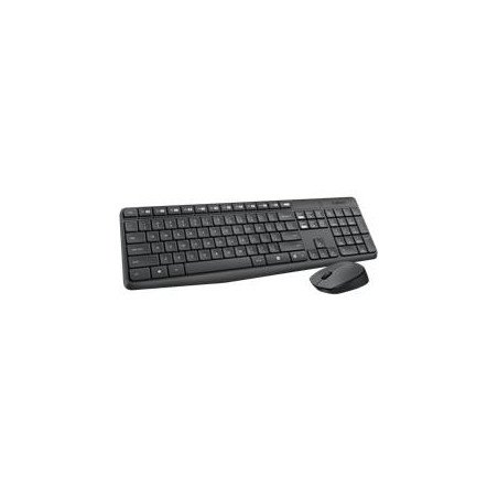 Teclado + mouse logitech mk235 wireless inalambrico portugues