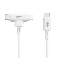 HYPER HyperJuice cavo USB USB 2.0 1,5 m USB C USB C/Lightning Bianco