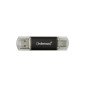 Memoria usb 3.2 intenso 64gb twist line a+c