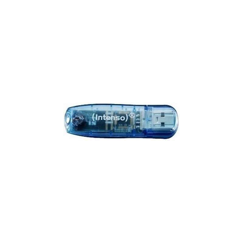 Memoria usb 2.0 intenso rainbow 4gb azul