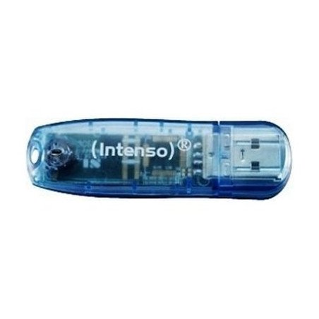 Memoria usb 2.0 intenso rainbow 4gb azul