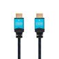 Cable hdmi (a) to hdmi (a) 4k 1.5m nanocable black  m - m - 60hz -  18gbps -  v2.0 -  trenzado
