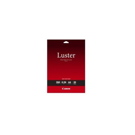 Papel fotografico canon lu - 101 a3 -  297x420mm -  260g -  brillo -  20 hojas