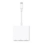 Adaptador usb tipo c a hdmi - usb tipo a - usb tipo c apple macho - hembra -  blanco