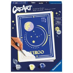 Kit para pintar con nmeros ravensburger creart serie trend d zodiac: virgo