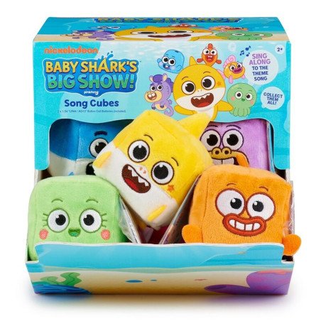 Peluches pequeos con sonidos wowwee baby shark 12 unidades
