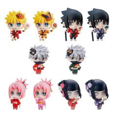 Set di figure megahouse naruto shippuden petit chara land 10 ° anniversario
