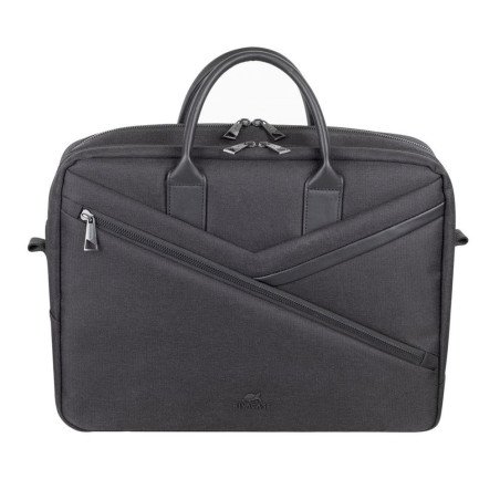 Maletin rivacase 8134 clark eco para portatil 15.6 pulgadas negro