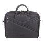 Maletin rivacase 8134 clark eco para portatil 15.6 pulgadas negro