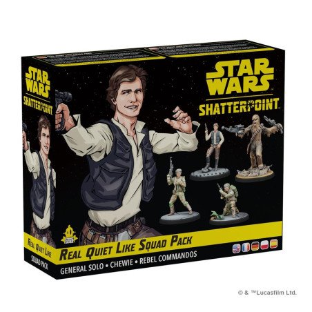 Juego de mesa star wars shatterpoint real quiet like squad pack edad recomendada 14 aos