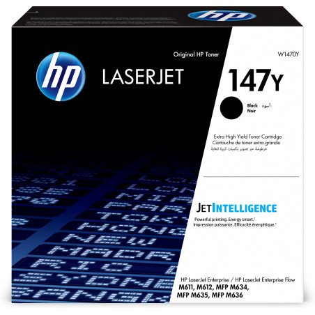 HP Cartuccia toner nero originale LaserJet 147Y ad altissima capacità