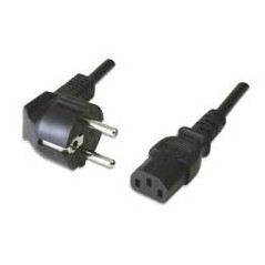 Cable de alimentacion ewent para fuente universal schuko - iec320 c13 3m
