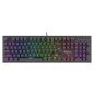 Teclado gaming genesis thor 300 red rgb usb