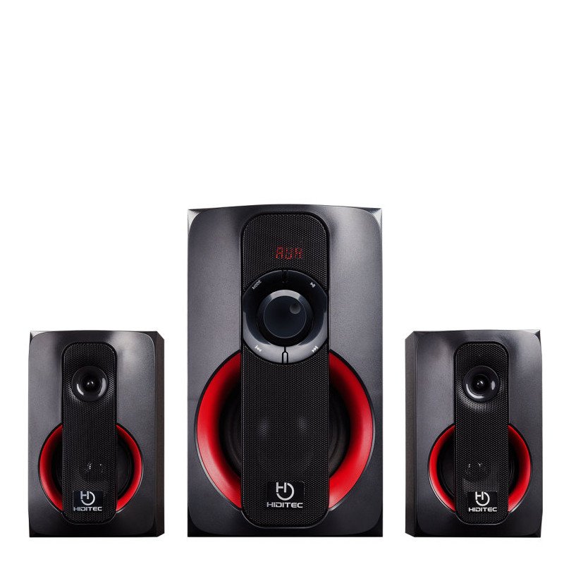 Altavoces hiditec 2.1 multimedia h400 80w bluetooth usb sd radio