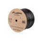 Bobina para exterior lanberg cat.6 ftp rj45 solido cobre fluke tested awg23 305m negro