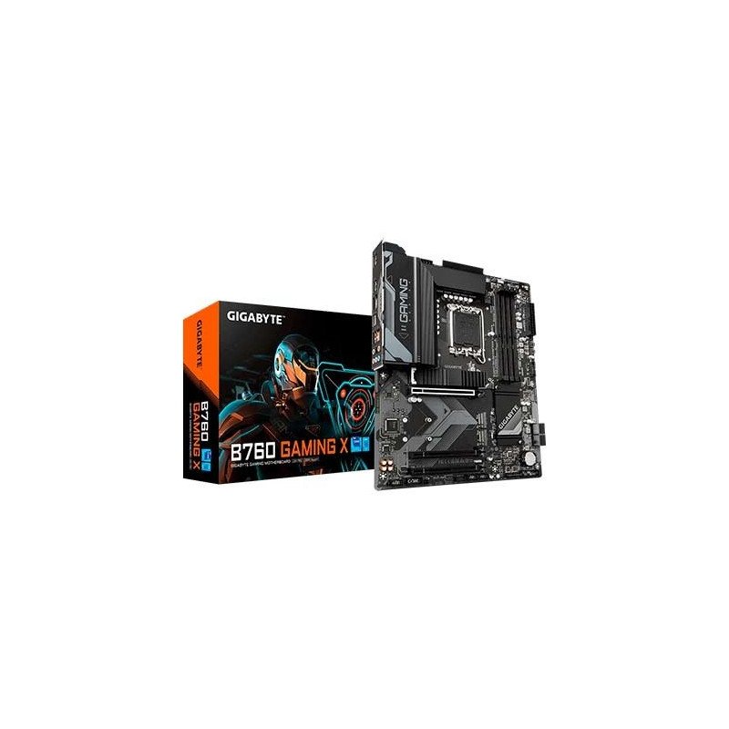Placa base gigabyte 1700 b760 gaming x atx -  4x ddr5 -  4x sata3 -  2x usb 3.2 -  1x usb tipo c -  5x usb 2.0