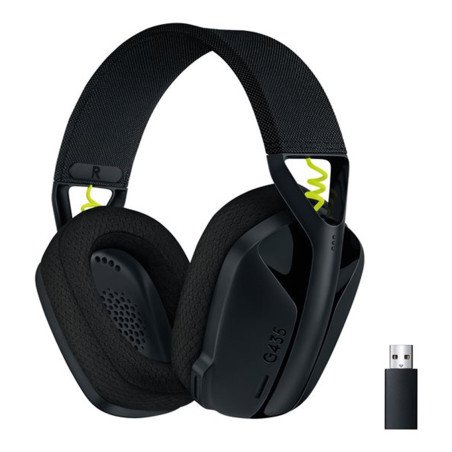 Auriculares con micrfono logitech g435 gaming inalmbricos negro