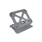 Soporte - base elevador tooq para portatil tablets libros aluminio ajustable ergonmico gris