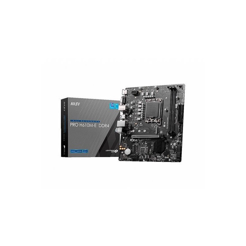 Placa base msi 1700 pro h610m - e ddr4 atx -  2x ddr4 -  4x sata3 -  2x usb 3.2 -  4x usb 2.0 911 - 7d48 - 007