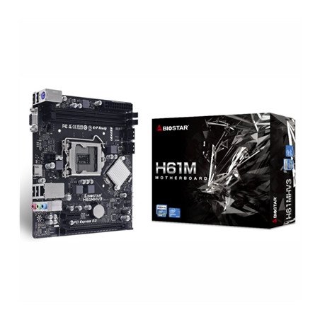 Placa base biostar h61mhv3 m - atx -  2x ddr3 -  lga 1155
