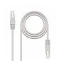Cable red nanocable latiguillo rj45 utp cat6 5m gris