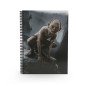 Libreta efecto 3d gollum el seor de los anillos