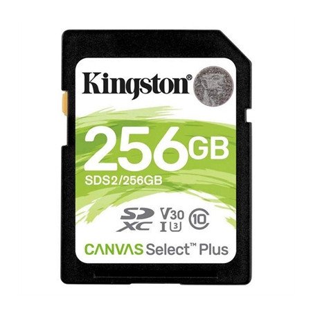 Tarjeta memoria sdxc 256gb kingston sds2 uhs - i cl10