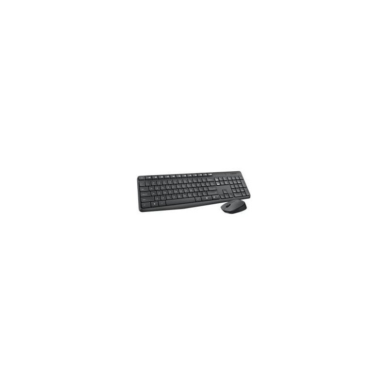 Teclado + mouse logitech mk235 wireless inalambrico frances